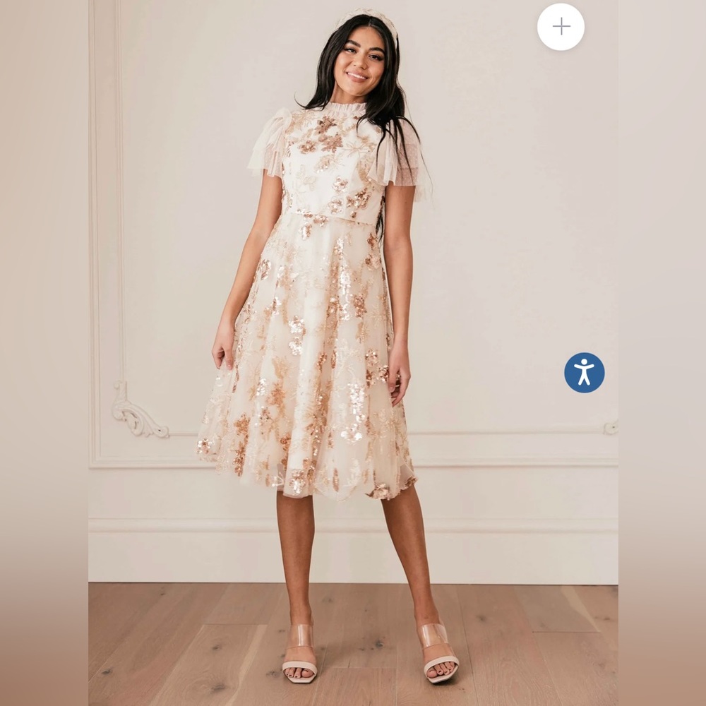 Jessakae Moonlight gold sequins dress